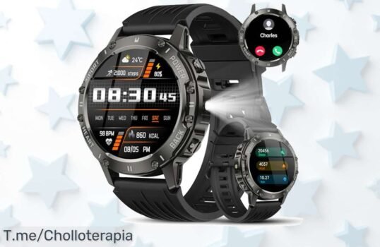 Descubre el reloj inteligente militar resistente con llamadas y batería de 30 días un ofertón único con descuento brutal precio loco limita tu compra ya