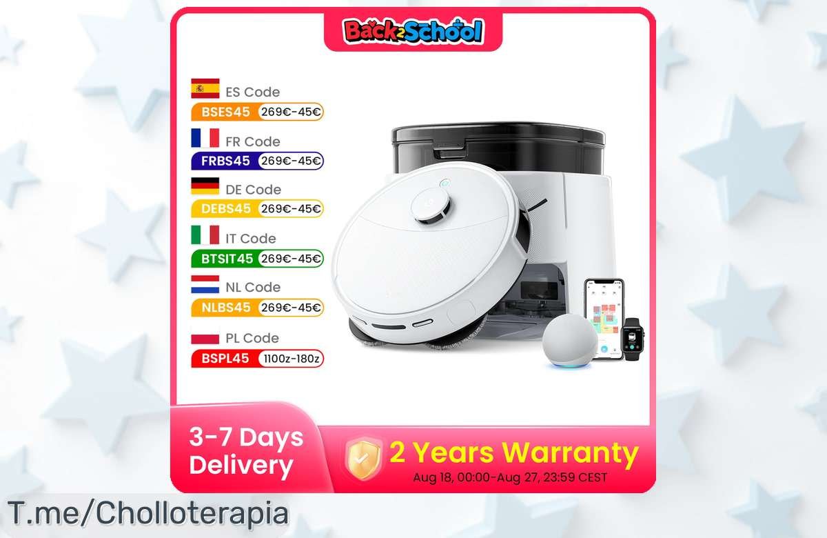 Descubre el robot aspirador con succión bestial que limpia todo solo y ofrece un precio loco nunca visto aprovecha este ofertón con descuento brutal antes que se acabe