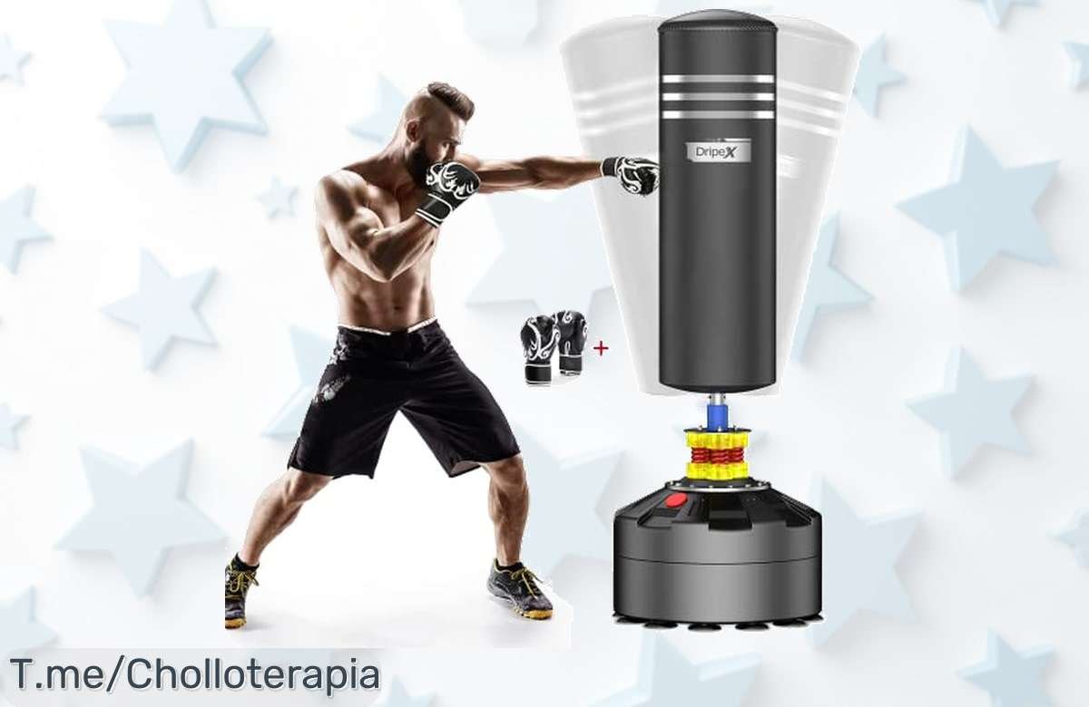 Descubre el saco de boxeo dripex con base súper firme aguanta golpes bestiales y guantes duraderos entrenar nunca fue tan fácil aprovecha este ofertón precio loco por tiempo limitado sale ya