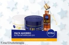 Descubre el sérum antiedad NIVEA Q10 con cremas día y noche factor solar una oferta limitada con descuento brutal que reduce arrugas y ilumina tu piel aprovecha este ofertón nunca visto