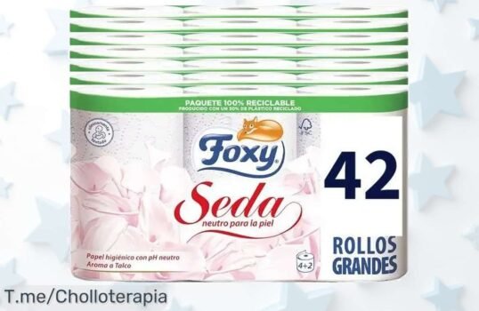 Descubre el súper chollo del papel higiénico de 3 capas con ph neutro y 42 rollos, precio loco nunca visto que debes comprar ya antes de que se agote esta oferta limitada