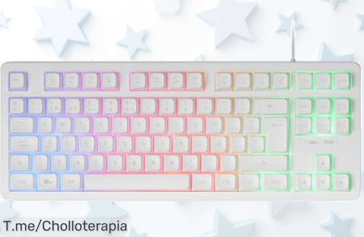 Descubre el teclado gaming TKL Mars Gaming MK023 con tecnología híbrida HMech y luces FRGB disfruta de un precio loco nunca visto aprovecha este ofertón ya antes que desaparezca