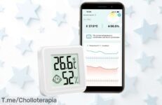Descubre el termómetro higrómetro Bluetooth con lectura ultra precisa y control móvil un super chollo con descuento brutal que nunca viste compra ya precio loco y oferta limitada