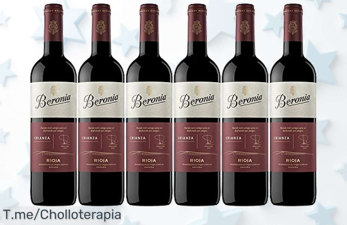 Descubre el vino beronia rioja crianza sabor fruta cacao y café en super chollo con descuento brutal perfecto para asados y quesos no dejes escapar precio loco ideal oferta limitada