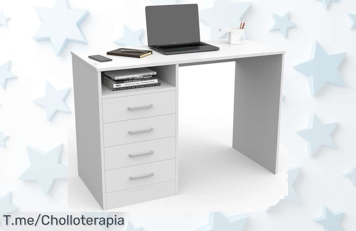 Descubre escritorios con 4 cajones a un precio loco que transformarán tu oficina al instante aprovecha este ofertón y consigue orden con descuento brutal solo hoy