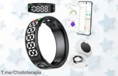 Descubre fileeyn anillo inteligente con pantalla led que mide tu ritmo y sueño sin móvil en mano precio loco y descuento brutal solo hoy aprovecha este super chollo ya