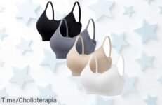 Descubre hbselect 4 pcs sujetador sin aros con soporte firme diseño sin costuras que no marca ni aprieta disfruta un precio loco y descuento brutal solo hoy aprovecha el super chollo ya