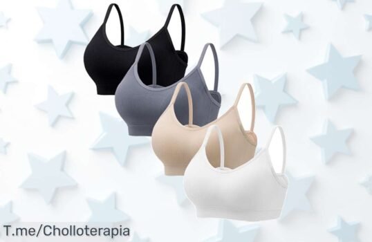 Descubre hbselect 4 pcs sujetador sin aros con soporte firme diseño sin costuras que no marca ni aprieta disfruta un precio loco y descuento brutal solo hoy aprovecha el super chollo ya