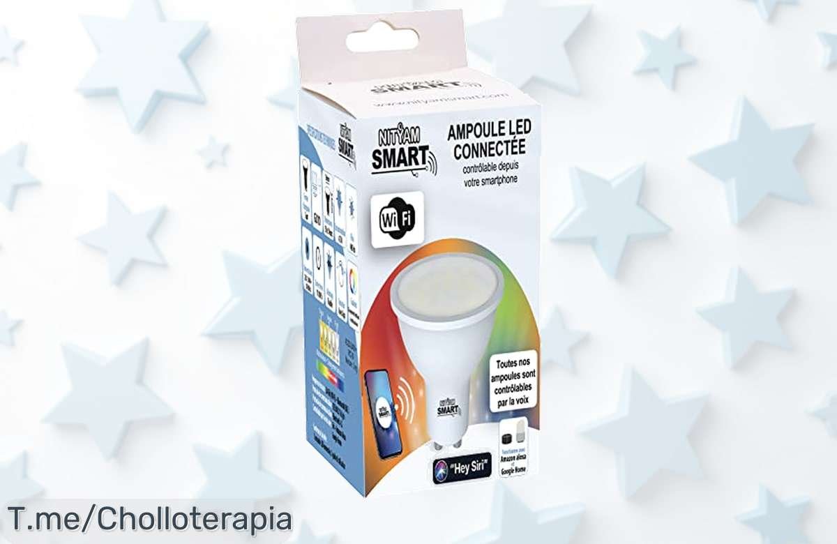 Descubre la bombilla led inteligente multicolor con wifi y 16 millones de colores a un precio loco que transforma tu hogar ahora mismo ¡ofertón con descuento brutal solo hoy!