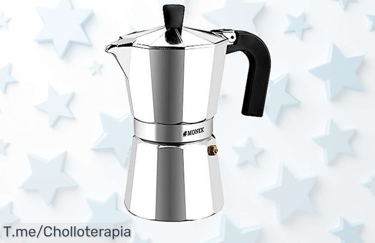 Descubre la cafetera Monix Vitro Express para 12 tazas con asa fría y fácil limpieza precio loco nunca visto ¡ofertón limitado no dejes escapar este super chollo ya!