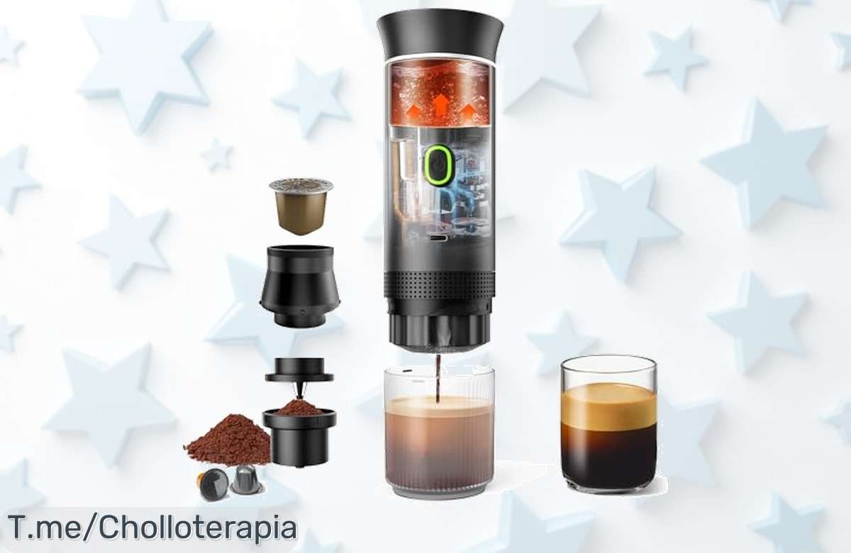Descubre la cafetera portátil 3 en 1 con autocalentamiento rápido y batería potente disfruta de un espresso perfecto ya mismo no dejes pasar este ofertón a precio loco por tiempo limitado