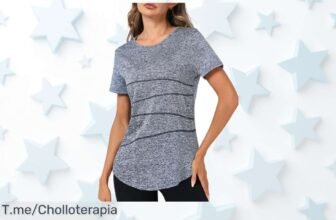 Descubre la camiseta técnica de mujer que se estira contigo y seca rápido para mantenerte fresca todo el día aprovecha este super chollo con descuento brutal único corre ya