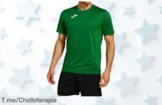 Descubre la camiseta verde Joma Combi de secado ultra rápido precio loco con estilo que nunca pasa aprovecha este super chollo antes que se acabe el descuento brutal limitado