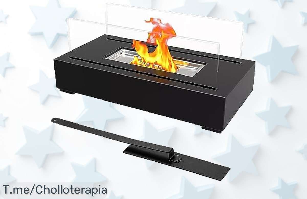 Descubre la chimenea de bioetanol más segura y resistente para interior y exterior con un super chollo nunca visto disfruta el mejor ambiente hoy ofertas limitadas actúa ya