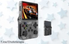 Descubre la consola retro con pantalla IPS de 35 y más de 10000 juegos clásicos en un precio loco nunca visto aprovecha este super chollo hoy mismo ¡corre que vuelan!