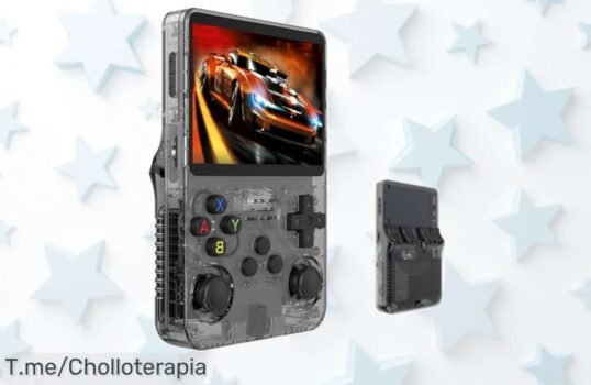 Descubre la consola retro con pantalla IPS de 35 y más de 10000 juegos clásicos en un precio loco nunca visto aprovecha este super chollo hoy mismo ¡corre que vuelan!