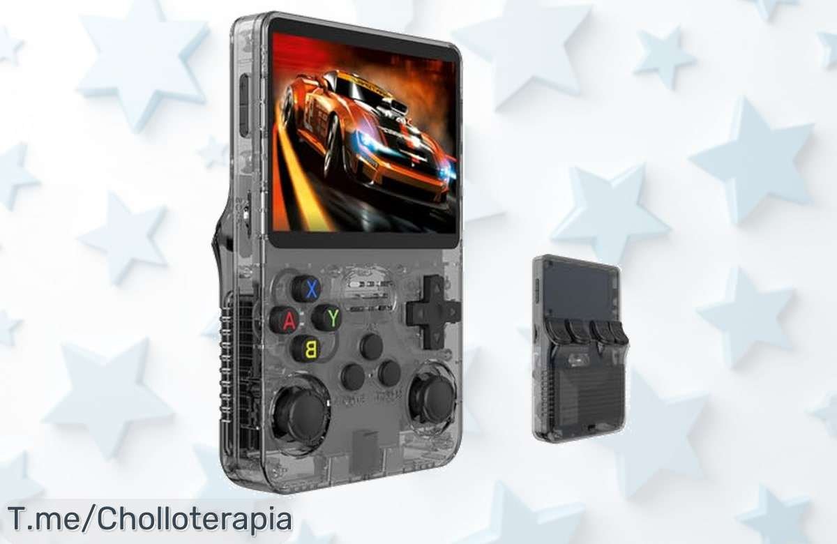 Descubre la consola retro con pantalla IPS de 35 y más de 10000 juegos clásicos en un precio loco nunca visto aprovecha este super chollo hoy mismo ¡corre que vuelan!