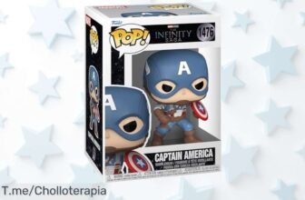 Descubre la figura Funko Pop Captain America con vinilo resistente el regalo ideal para fans Marvel y coleccionistas disfruta este ofertón de precio loco solo por tiempo limitado actúa ya
