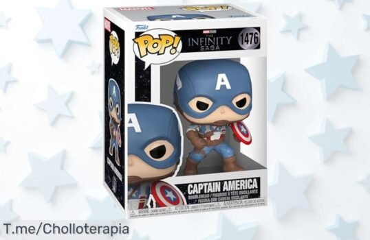 Descubre la figura Funko Pop Captain America con vinilo resistente el regalo ideal para fans Marvel y coleccionistas disfruta este ofertón de precio loco solo por tiempo limitado actúa ya