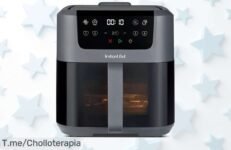 Descubre la freidora sin aceite 4 en 1 con cesta de 5 litros y aprovecha este ofertón con un descuento brutal nunca visto precio loco que vuela corre ya el super chollo es por tiempo limitado