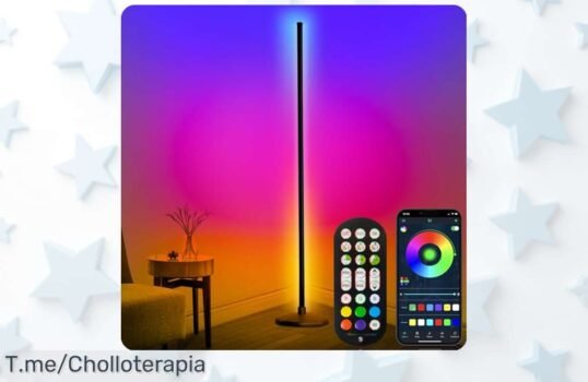 Descubre la lámpara led rgb deeprbling con 16 millones de colores y luz que baila al ritmo de tu música aprovecha este descuento brutal precio loco solo hoy no lo dejes escapar