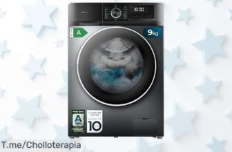 Descubre la lavadora Cecotec Bolero Dresscode con motor inverter silencioso y 16 programas disfruta de un super chollo a precio loco aprovecha ya este ofertón único solo hoy