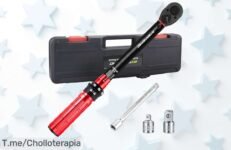 Descubre la llave dinamométrica 3-8 Atsafepro con precisión brutal y kit completísimo oferta nunca vista precio loco y descuento brutal que se agota corre ya compra este super chollo