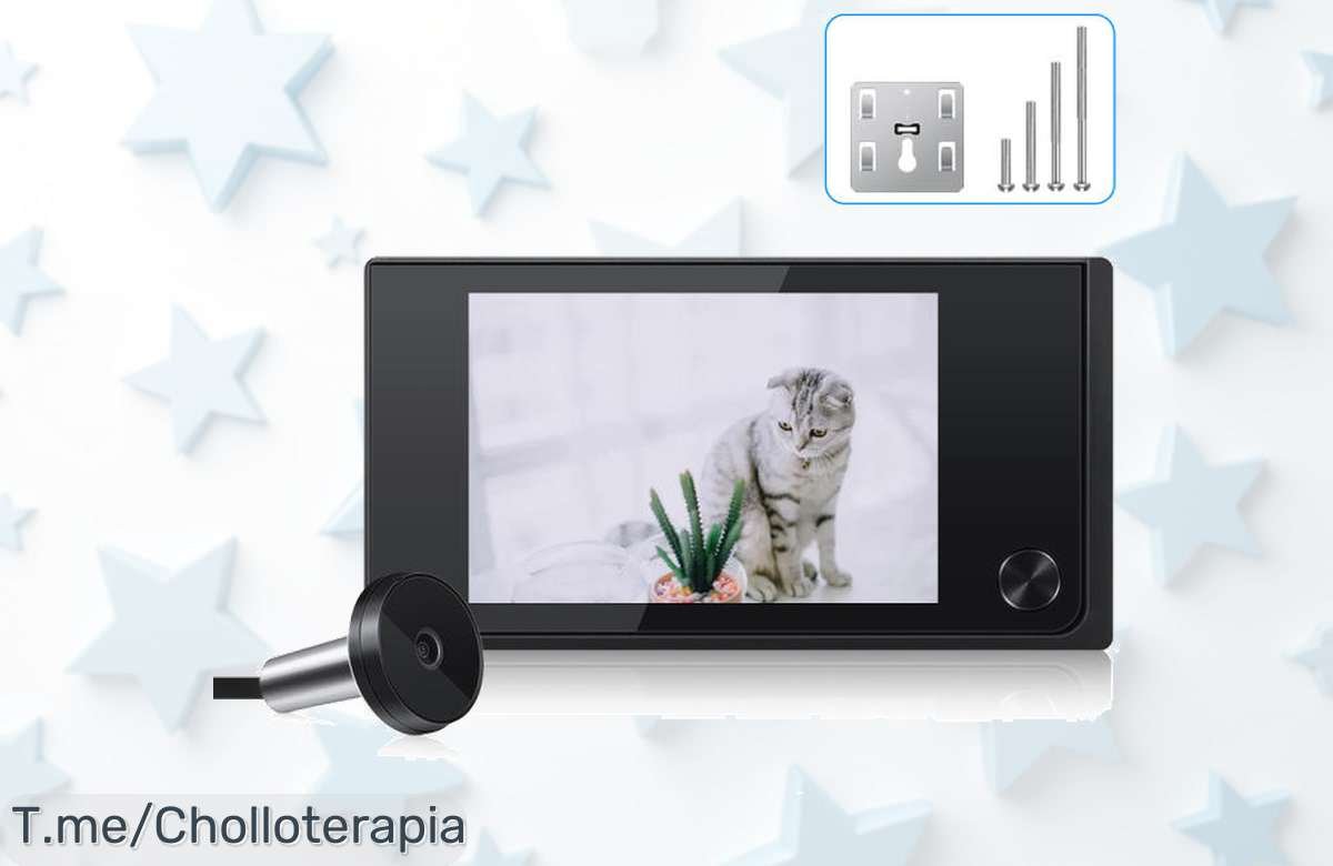 Descubre la mirilla digital 3,5” con cámara y visor 120° el ofertón de seguridad nunca visto que debes tener ya precio loco por tiempo limitado actúa ahora