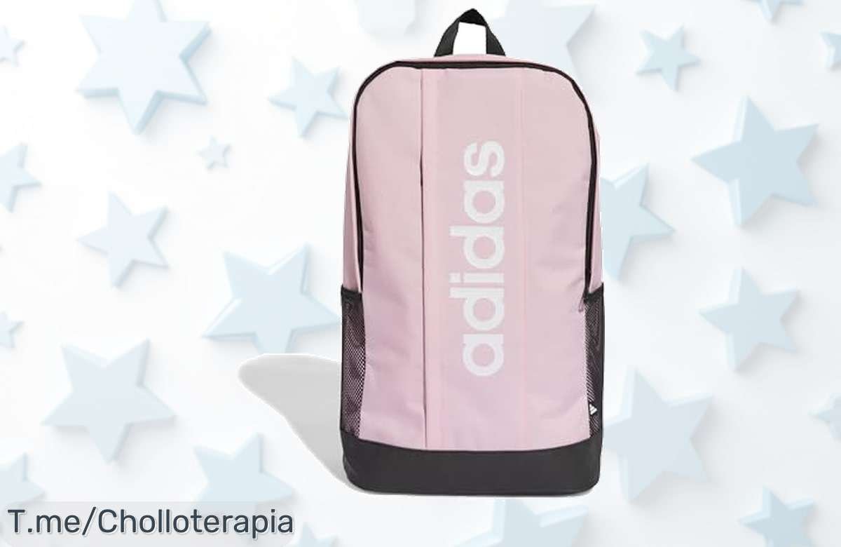 Descubre la mochila Adidas Linear unisex true pink con bolsillos súper prácticos a un precio loco y descuento brutal nunca visto corre ya que esta oferta limitada vuela