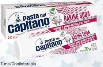 Descubre la pasta del capitano made in Italy con bicarbonato para dientes blancos y sanos disfruta este ofertón de precio loco antes que se agote corre ya