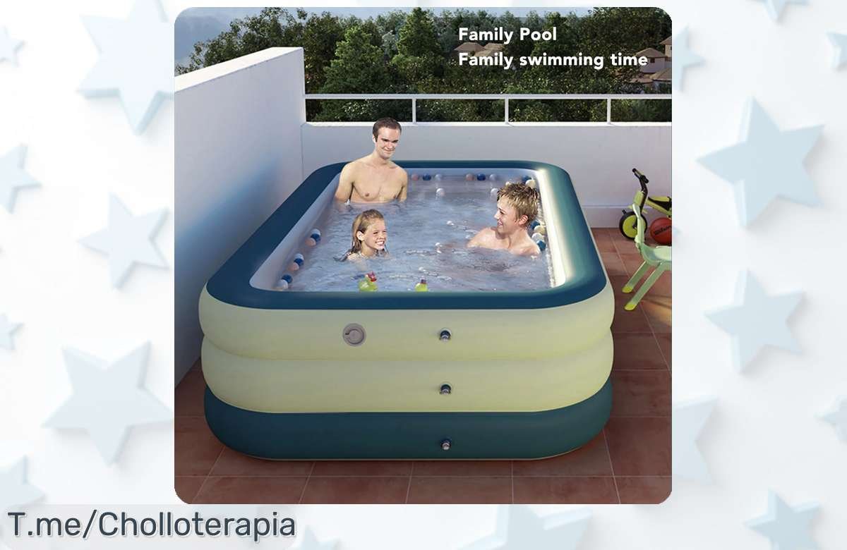 Descubre la piscina hinchable portátil con gran capacidad precio de ganga y descuento brutal para disfrutar el mejor verano oferta única por tiempo limitado actúa ya