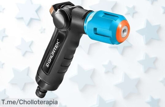 Descubre la pistola Grüntek súper resistente con doble boquilla para un jardín perfecto precio de ganga y descuento brutal oferta nunca vista ¡corre que vuela!