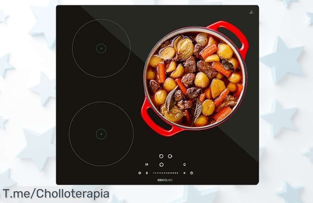 Descubre la placa de inducción Cecotec con 3 fuegos y súper rápida función a precio loco aprovecha este ofertón único antes que se agote el descuento brutal nunca visto
