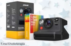 Descubre la polaroid everything box gen 2 negro con película incluida precio de ganga para fotos dobles súper creativas ¡ofertón limitado que vuela rápido compra ya!