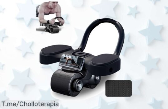Descubre la rueda abdominal de rebote automático con doble función para entrenar todo tu cuerpo en un súper chollo nunca visto aprovecha este ofertón con descuento brutal antes que se acabe
