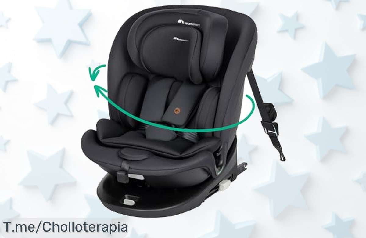 Descubre la silla coche Bebeconfort RevolveFix 360 iSize con giro total y seguridad máxima un ofertón único a precio loco aprovecha este descuento brutal antes que desaparezca