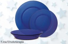 Descubre la vajilla Duralex 12 piezas en vidrio templado con resistencia única precio loco y descuento brutal renueva tu mesa hoy antes que se agote este ofertón nunca visto