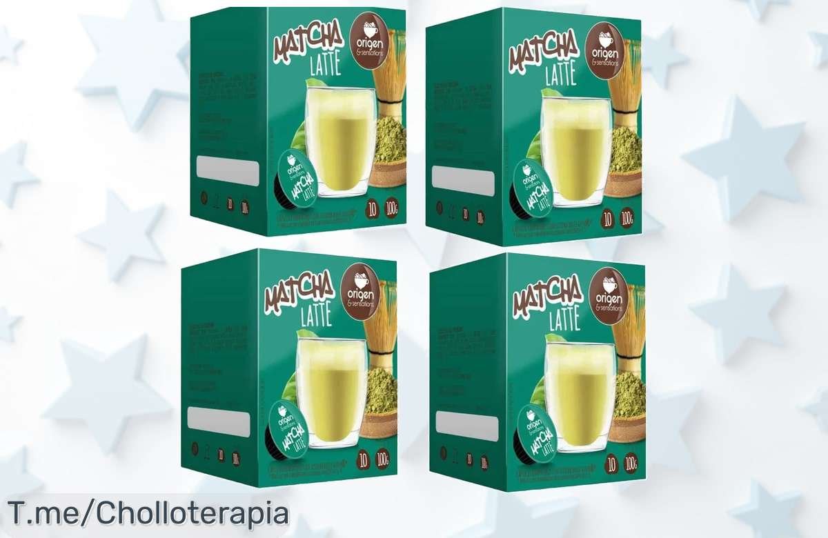 Descubre las 4 cajas de matcha latte compatibles con dolce gusto un sabor único y cremoso a precio loco aprovecha este ofertón con descuento brutal ¡compra ya antes que desaparezca!
