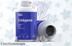 Descubre las 450 cápsulas de colágeno con magnesio y calcio que cuidan tu piel y articulaciones a un precio loco no visto antes aprovecha este ofertón ya antes se acabe