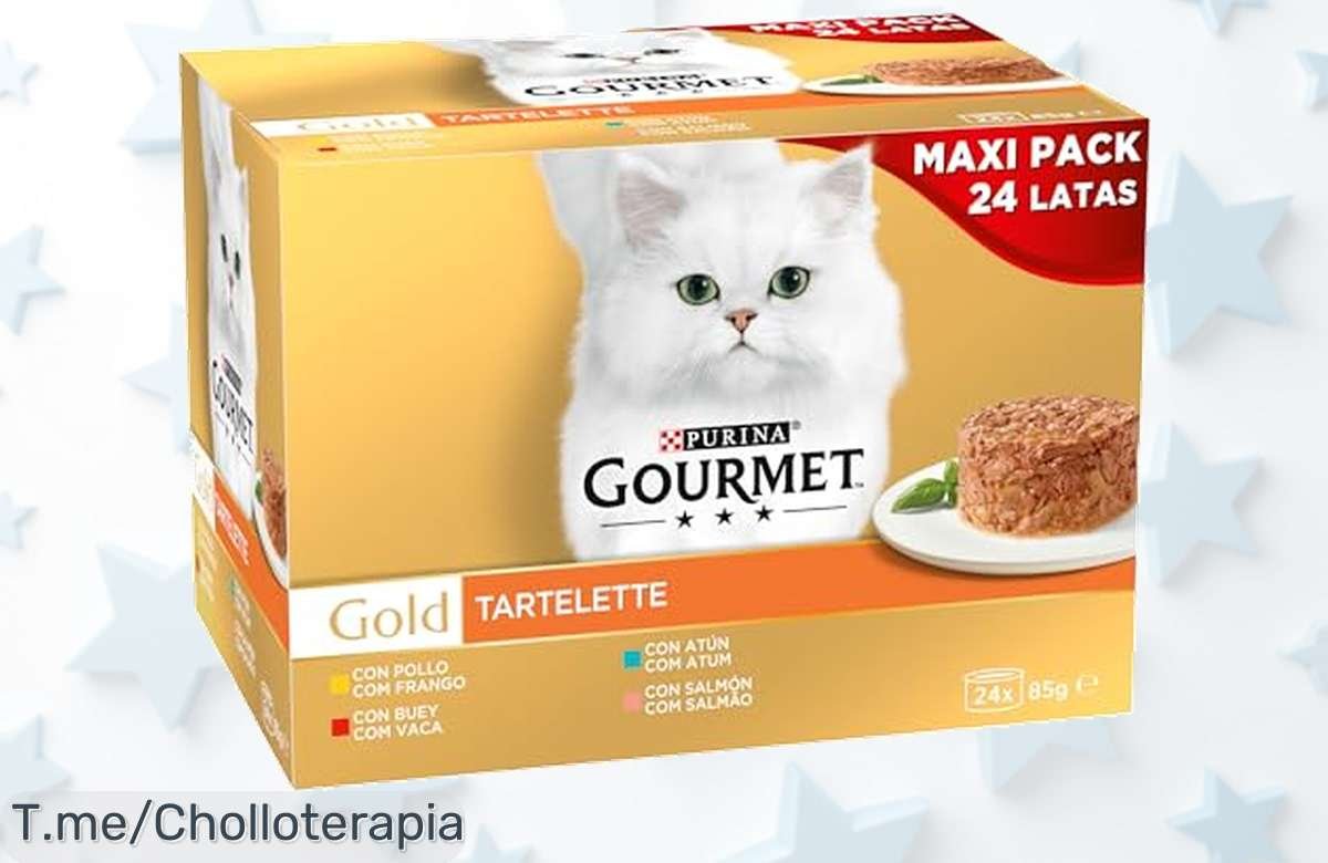 Descubre las 96 latas gourmet gold tartelette para gatos adultos con un descuento brutal que hidrata y encanta a tu felino aprovecha este super chollo único antes de que se acabe