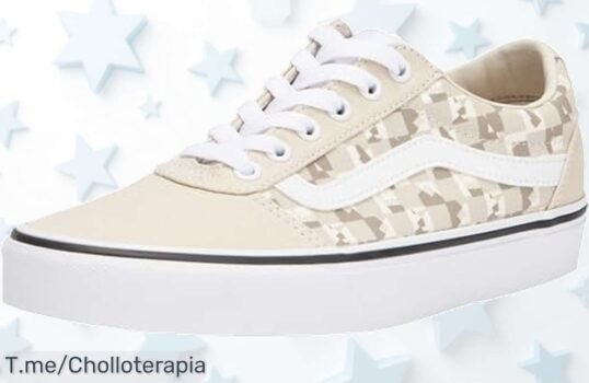 Descubre las zapatillas Vans Ward Mosaic Rainy Day con suela original y estilo único aprovecha este ofertón nunca visto para renovar tu look no lo dejes escapar