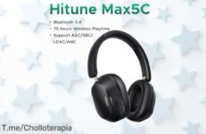Descubre los auriculares inalámbricos UGREEN HiTune Max5c con ANC sonido hi res y 40 horas de batería a precio loco no pierdas este ofertón con descuento brutal compra ya antes que se agoten