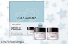 Descubre pack antiedad Bella Aurora Sublime 50 con crema día y noche un ofertón nunca visto que ilumina, unifica y reafirma tu piel precio loco oferta limitada ¡aprovecha ya!