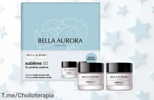 Descubre pack antiedad Bella Aurora Sublime 50 con crema día y noche un ofertón nunca visto que ilumina, unifica y reafirma tu piel precio loco oferta limitada ¡aprovecha ya!