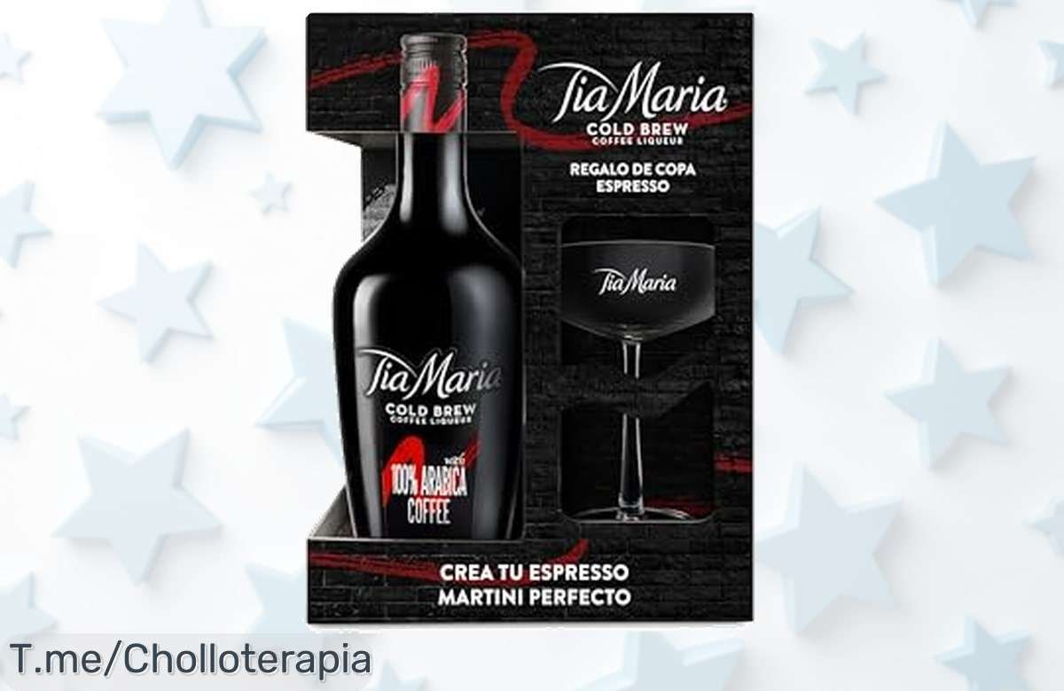 Despierta tus sentidos con Tía María licor de café sabor intenso y toques de chocolate disfruta este ofertón con vaso PET regalo y aprovecha este descuento brutal ya