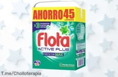 Detergente Frescor Max con 45 lavados limpia en frío y protege tu ropa delicada aprovecha este ofertón único con descuento brutal nunca visto corre que vuela