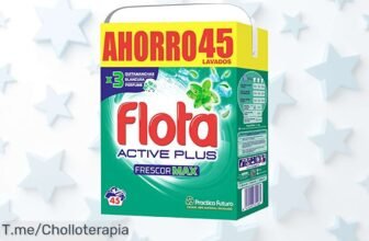 Detergente Frescor Max con 45 lavados limpia en frío y protege tu ropa delicada aprovecha este ofertón único con descuento brutal nunca visto corre que vuela