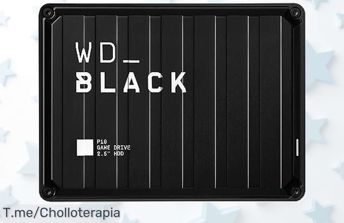 Disco duro WD BLACK P10 5TB portátil con velocidad top para juegos potente ahora con descuento brutal que nunca viste aprovecha este ofertón y corre antes de que se acabe
