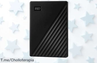 Disco duro portátil WD 5TB con copia automática y seguridad por contraseña precio de ganga imperdible super chollo descuento brutal oferta limitada ¡compra ya!