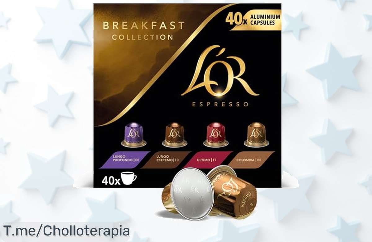 Disfruta 40 cápsulas espresso L’Or con sabor intenso y mezcla única a un precio loco que nunca volverás a ver solo hoy aprovecha este ofertón limitado